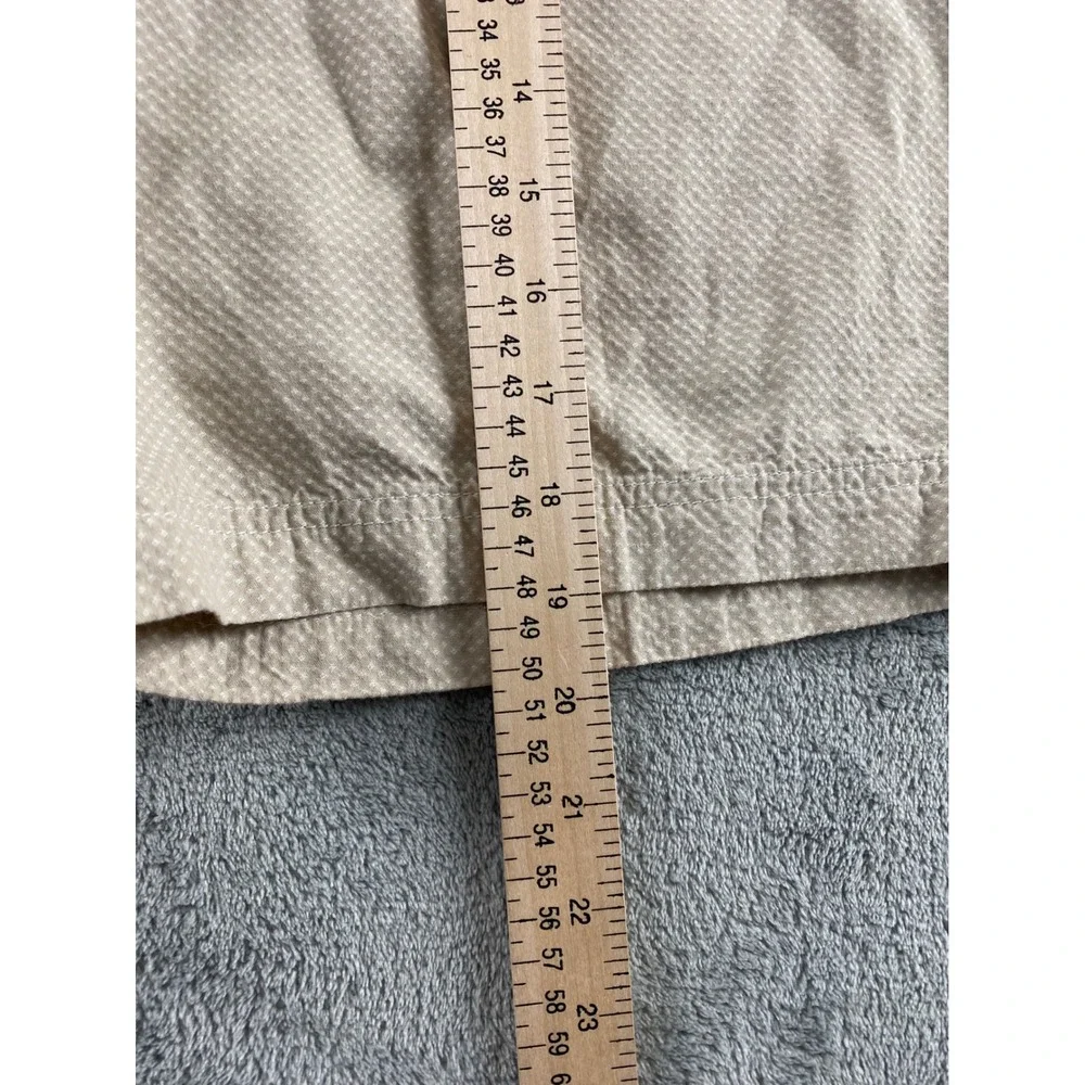 Columbia Omni-Shade Mens Shorts Tan Khaki Micro Dot Sun Protection Size 37x10